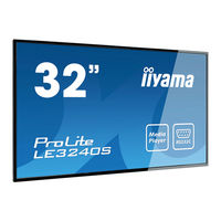 Iiyama ProLite LE324OS Bedienungsanleitung