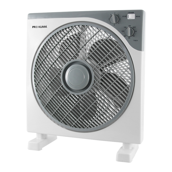 Proklima FAN-110156.1 Gebrauchsanweisung