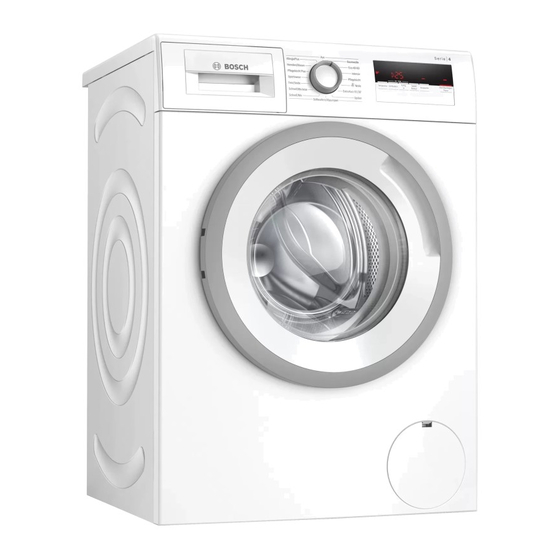 Bosch WAN28122 Gebrauchs- Und Montageanleitung