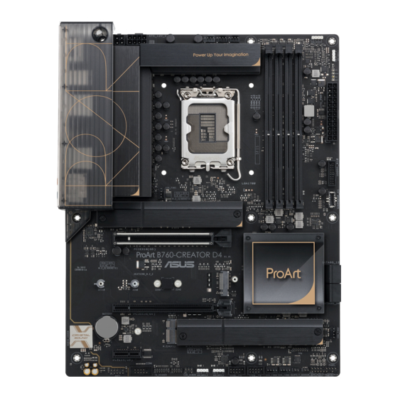 Asus ProArt B760-CREATOR D4 Bedienungsanleitung