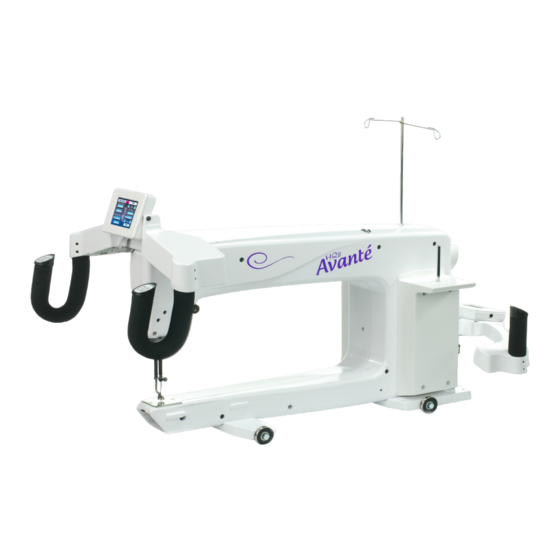 handi quilter Avante HQ 8 QM30235 Bedienungsanleitung