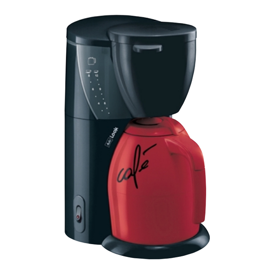 Melitta Look Therm Gebrauchsanweisung