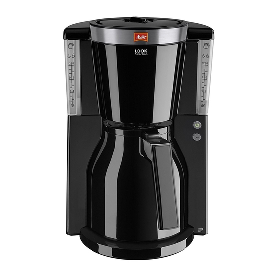 Melitta LOOK Therm Gebrauchsanleitung