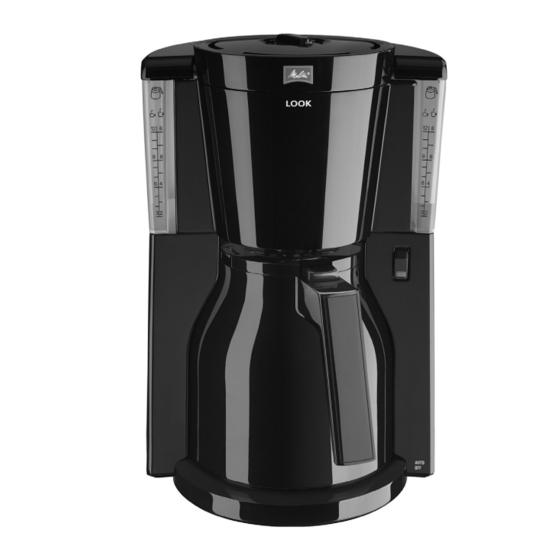 Melitta Look Therm Gebrauchsanleitung