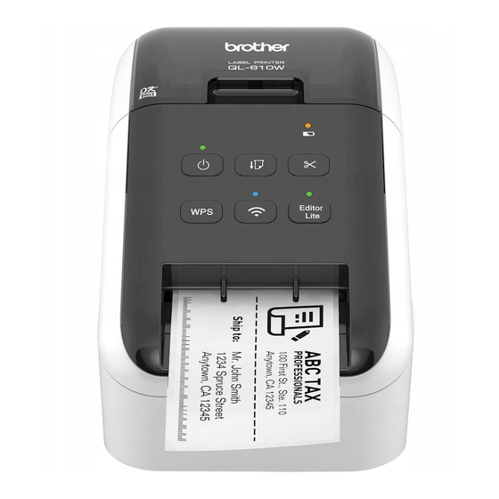 Brother QL-820NWB Benutzerhandbuch