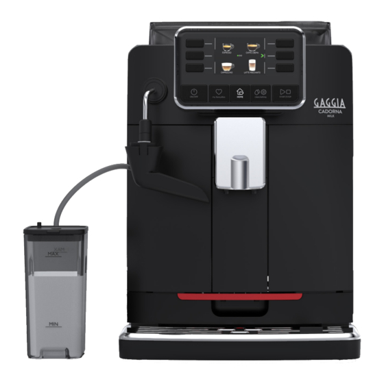Gaggia Milano Cadorna Milk Bedienungsanleitung
