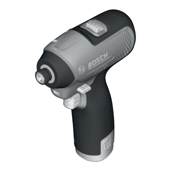 Bosch EasyImpactDrive 12 Originalbetriebsanleitung