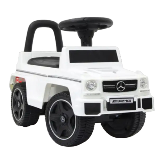 Jamara Push-Car Mercedes-AMG G 63 Gebrauchsanleitung