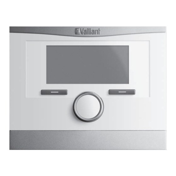 Vaillant multiMATIC VRC 700/5 Installationsanleitung