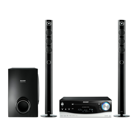 Sharp HT-DV40H Handbuch