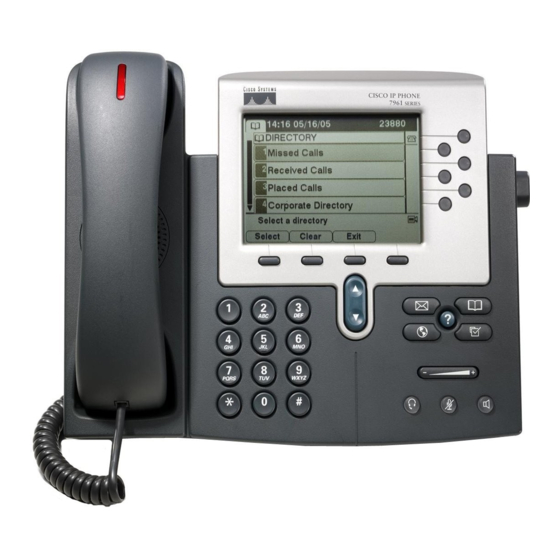 Cisco 7960 Bedienungsanleitung