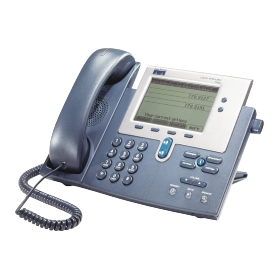 Cisco 7960 Kurzreferenz