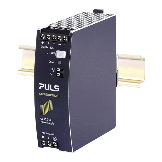 PULS CP10.241-M1 Installationsanleitung