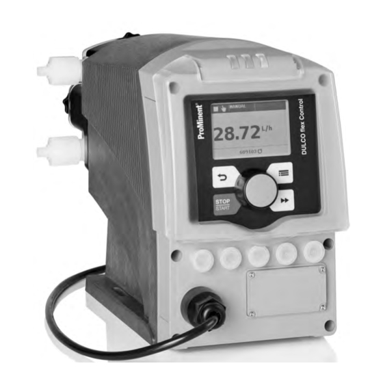 ProMinent DULCO flex Control Serie Betriebsanleitung