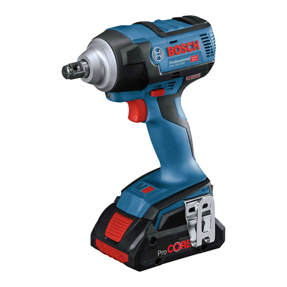 Bosch GDS 18V-300 Professional Originalbetriebsanleitung