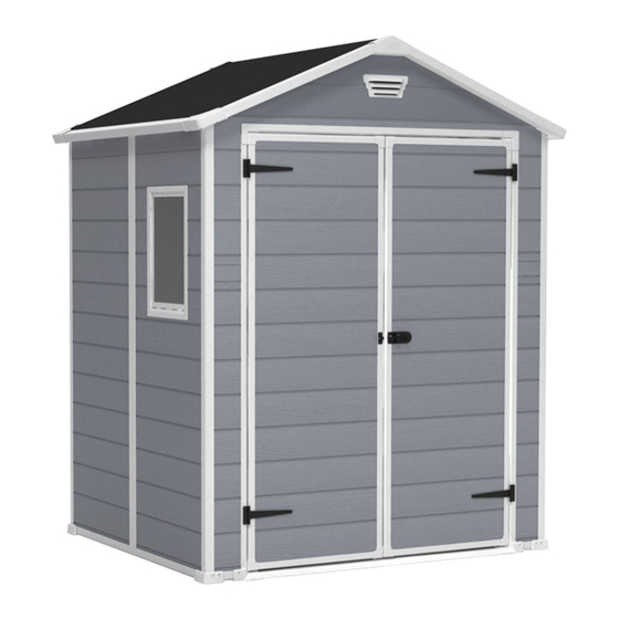 Keter MANOR 6x5DD Montageanleitung