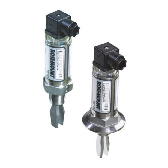 Emerson Rosemount 2110 Kurzanleitung