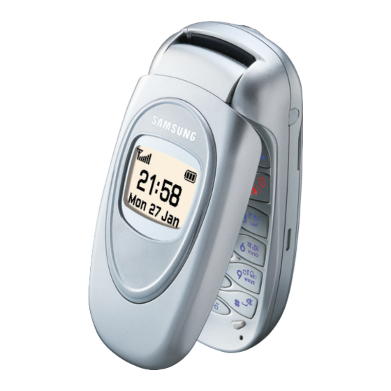 Samsung SGH-X460 Handbuch
