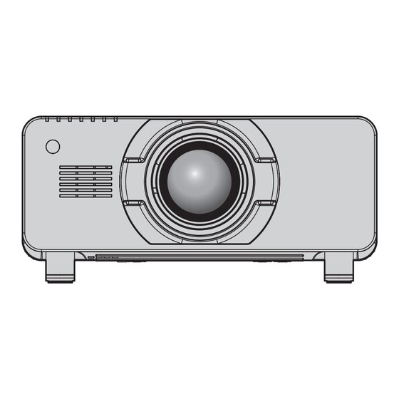 Panasonic PT-DS20K2 Bedienungsanleitung