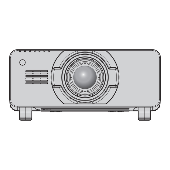 Panasonic PT-DZ16KE Bedienungsanleitung