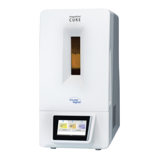 Ivoclar digital PrograPrint Cure Kurzanleitung