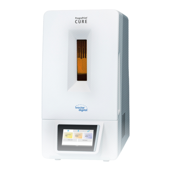 Ivoclar digital PrograPrint Cure Bedienungsanleitung