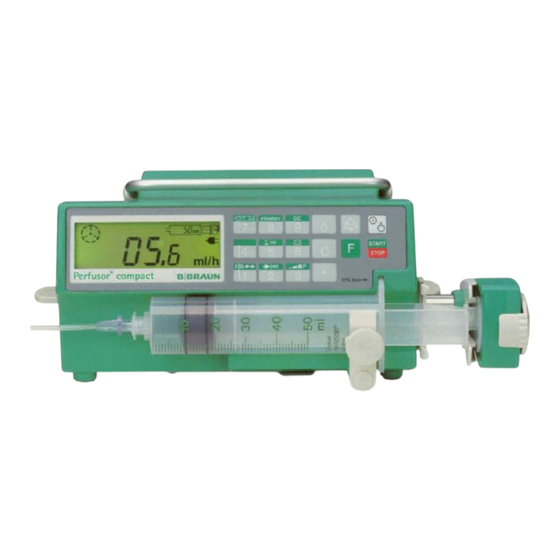 Braun Perfusor compact Serviceanleitung