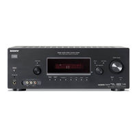 Sony STR-DG720 Bedienungsanleitung