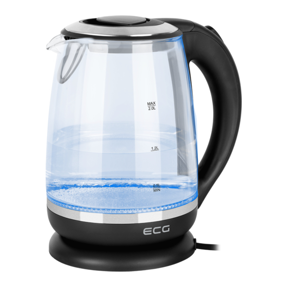 ECG RK 2080 Glass Handbücher