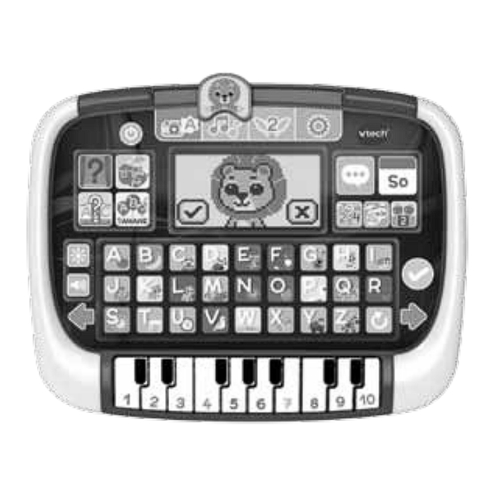 VTech baby Lern- und Musiktablet Bedienungsanleitung