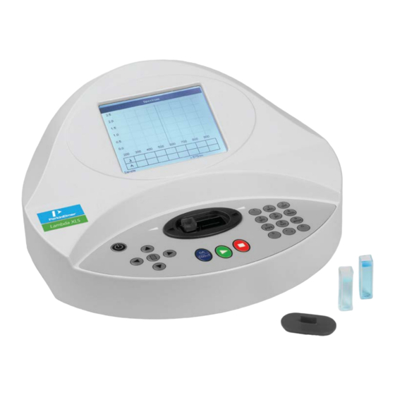 PerkinElmer XLS Benutzerhandbuch