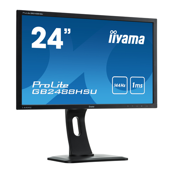 iiyama ProLite GB2488HSU Bedienungsanleitung
