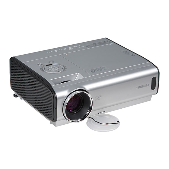 Toshiba TDP-TW420 Bedienungsanleitung
