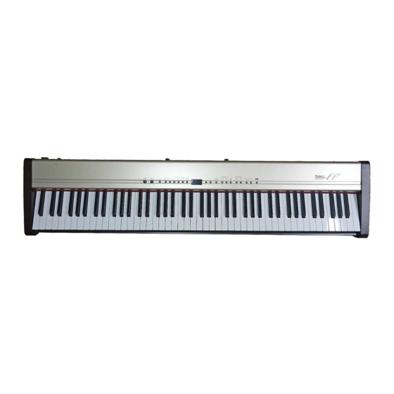 Roland FP-3 Bedienungsanleitung