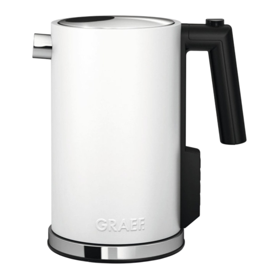 Graef WK 901 Bedienungsanleitung
