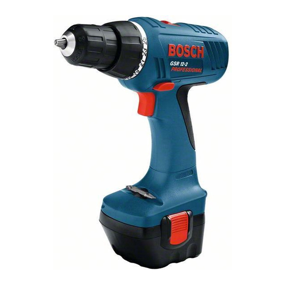 Bosch GSR 9,6-2 Professional Originalbetriebsanleitung