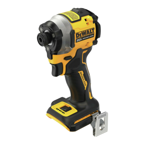 DeWalt DCF850 Bersetzung Der Originalanweisungen