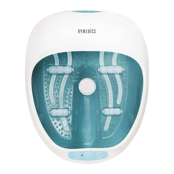 HoMedics spa FS-250-EU Bedienungsanleitung