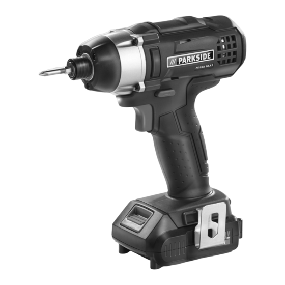Parkside PDSSA 18 A1 Originalbetriebsanleitung