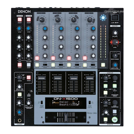 Denon DN-X1500 Bedienungsanleitung