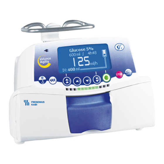 Fresenius Kabi Volumat Agilia Gebrauchsanweisung