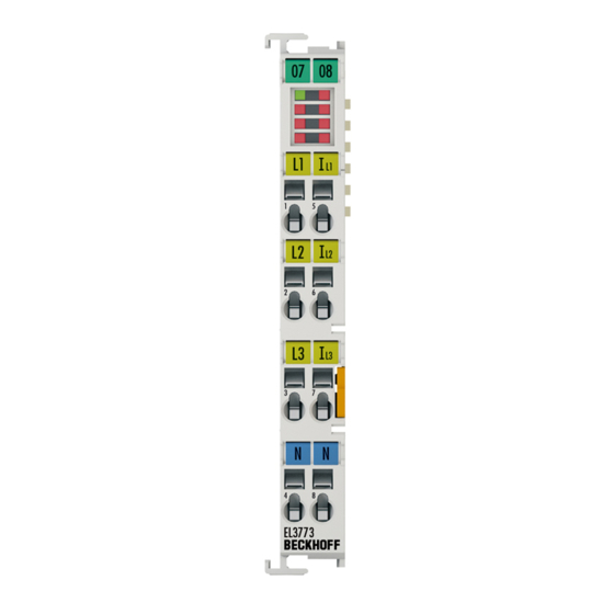 Beckhoff EL3773 Dokumentation