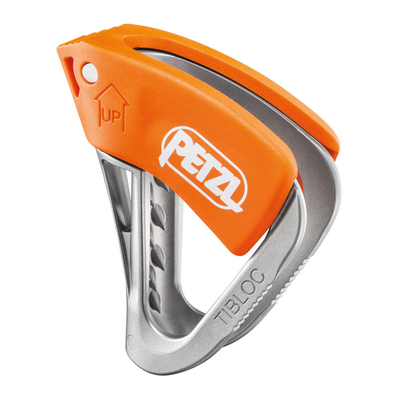 PETZL TIBLOC Bedienungsanleitung
