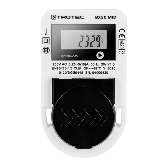 Trotec BX50 MID Betriebsanleitung