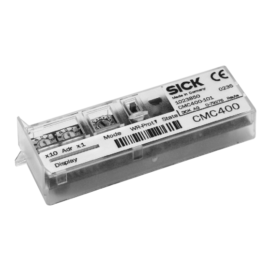 SICK CMC400 Betriebsanleitung