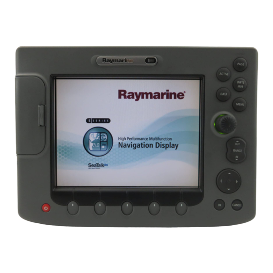 Raymarine E-Series Installation