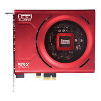 Creative Sound Blaster Z SE Kurzanleitung