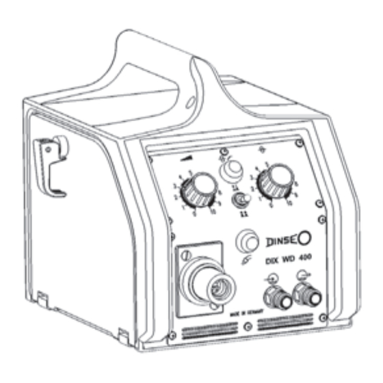 DINSEO DIX WD 400 Betriebsanleitung
