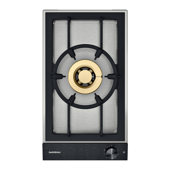 Gaggenau vg 231 Gebrauchsanleitung