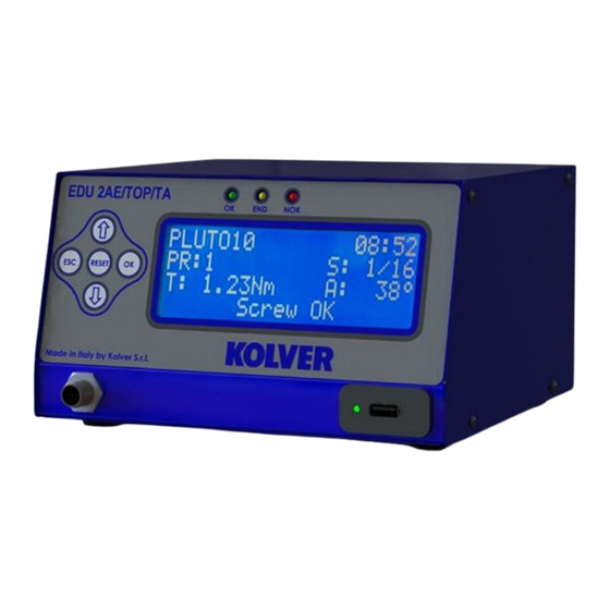 Kolver EDU 2AE/TOP Bedienungsanleitung